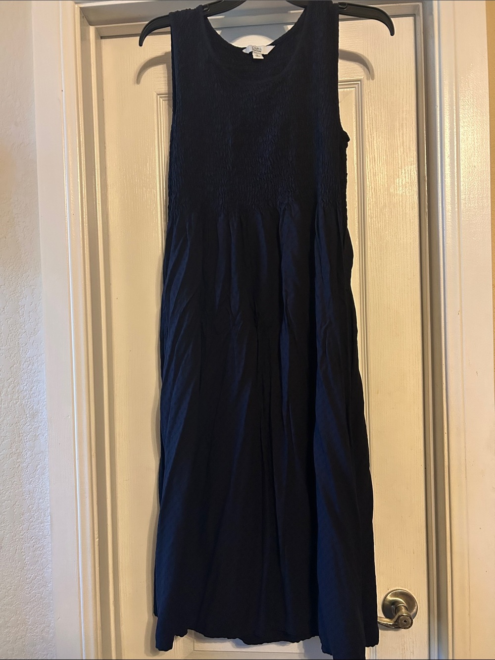 Croft and Barrow Midi Dress with Smocked Bodice sz M